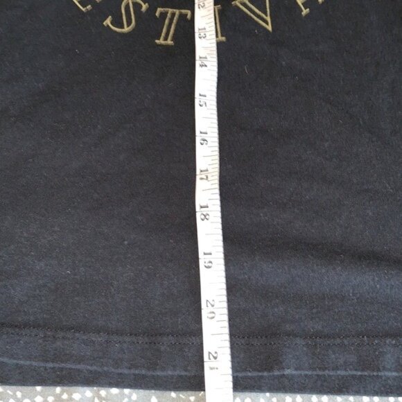 Rock N Roll Festival Sleeveless Graphic Tee By Fifth Sun Black Tank Top - Picture 5 of 6